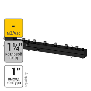 Север Т3, до 50 кВт, гидрострелка с коллектором