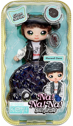 Мягкая кукла Na! Na! Na! Surprise Glam Series Максвелл Дейн собачка 575375, фото 2