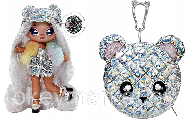 Мягкая кукла Na! Na! Na! Surprise Glam Series Ари Призм мишка 575399, фото 2