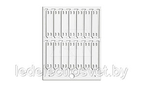 Маркировка MG-ETF 54192 для кабеля, 13x57мм (карта 14 шт), белый