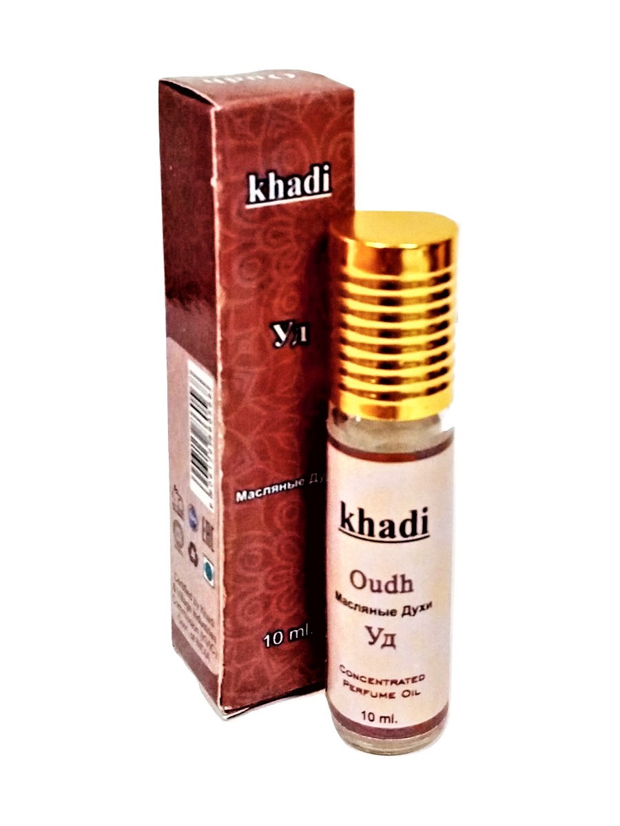 Духи масляные Уд, Oudh Concentrated Perfume Oil, Khadi, 10мл