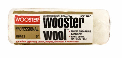 Малярный валик из натуральной овчины WOOSTER WOOL RR631-9 Ширина 22.86 Ворс 0.95 см - фото 1 - id-p164956318