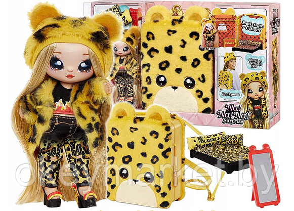 Игровой набор Na! Na! Na! Surprise Backpack Bedroom Рюкзак-спальня Jennel Jaguar 575696, фото 2