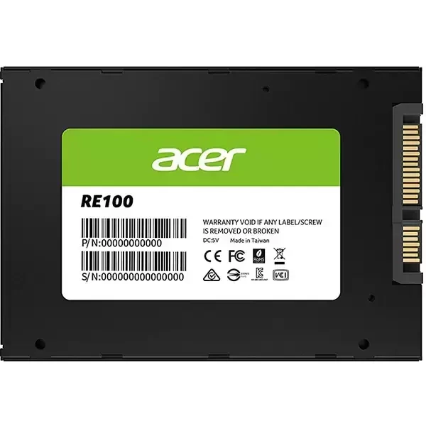 Жесткий диск SSD Acer RE100 128GB (BL.9BWWA.106) - фото 2 - id-p164957573