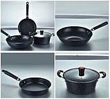 Набор посуды с антипригарным покрытием HEALTHY Non-Stick Pan 4 пр.+ лопатка в подарок, фото 2