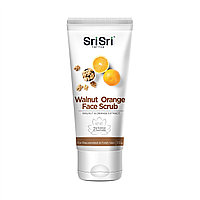 Скраб Для Лица Орех Апельсин, Walnut Orange Face Scrub Sri Sri, 100г