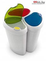 Мусорное кухонное ведро корзина мусорка контейнер урна для кухни раздельного сбора мусора Curver Lotus Bin 30л