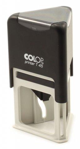 Автоматическая оснастка Colop T45 для треугольных штампов для клише штампа 45*45*45 мм, корпус черный - фото 1 - id-p164967967