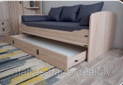 Кровать Валенсия Империал с ящиком (дуб сонома) - фото 2 - id-p155056284