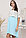 1-НВП 30501 Сорочка для беременных и кормящих молочный-бирюзовый меланж, фото 4