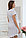 1-НМП 00801 Сорочка женская для беременных и кормящих мам серый меланж/бежевый, фото 3