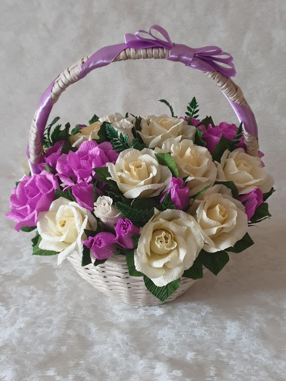 Корзинка из конфет 31 роз N016