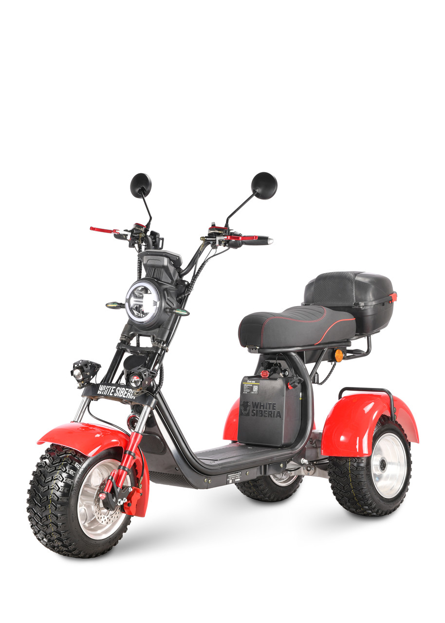 Электроскутер CityCoco WHITE SIBERIA IKRA 5000w 73v30ah