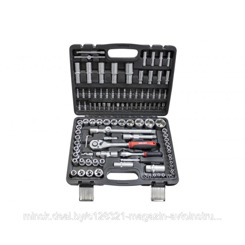 Набор инструмента 108 пр 1/2" и 1/4" (6 граней) BaumAuto 41082(BM108)
