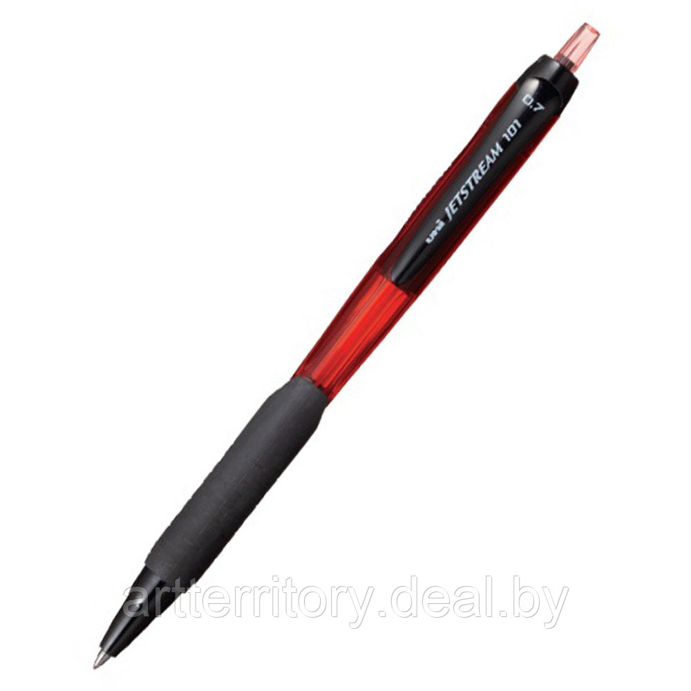 Ручка шариковая автоматическая Mitsubishi Pencil JETSTREAM 101, 0.7 мм. (Красная) - фото 1 - id-p164988982