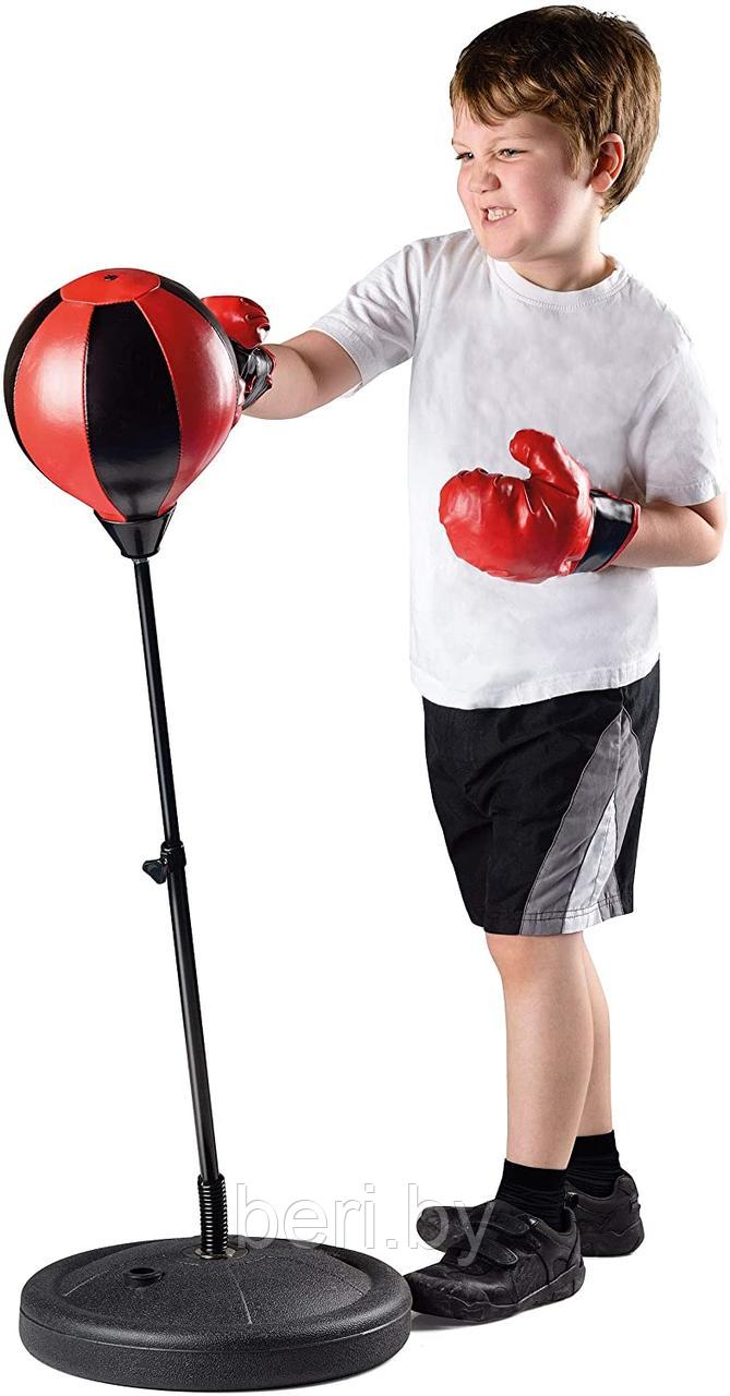 YC856L1 Детский набор для бокса, груша на стойке+перчатки, 102 см - фото 3 - id-p165006346