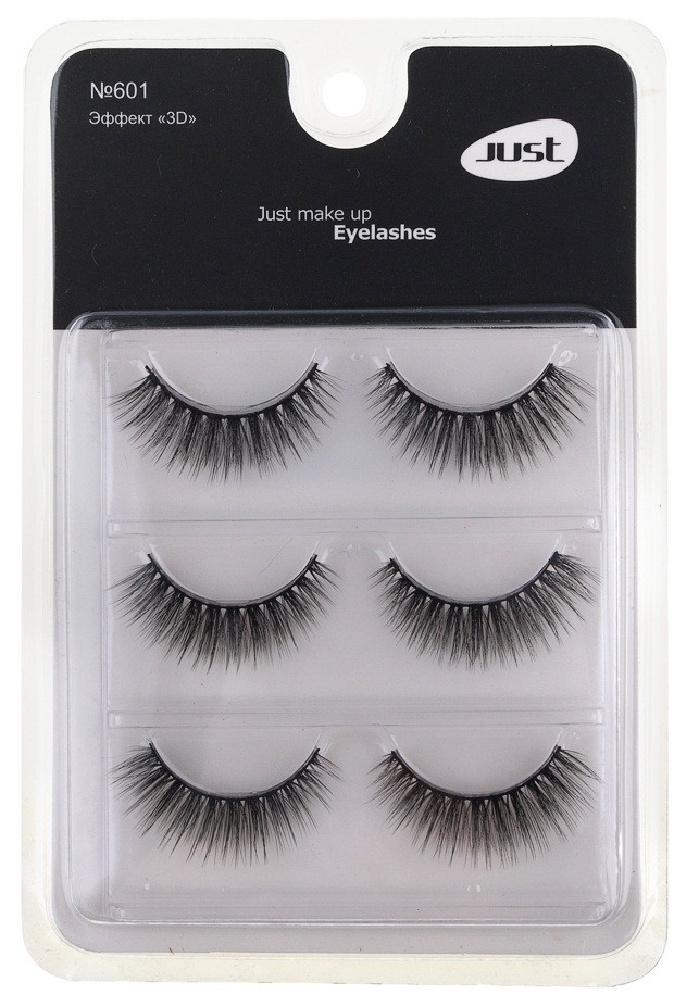 JUST EyeLashes Профессиональные накладные ресницы № 601