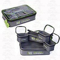 Емкости для прикормки и насадки Feeder Concept EVA 5 BIG ZIP BOX SET