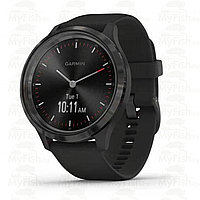 Часы GPS Garmin Vivomove 3 чёрный с чёрным ремешком