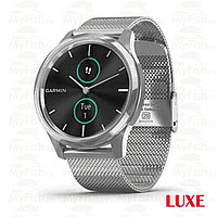 Часы GPS Garmin Vivomove Luxe серебро с металическим ремешком