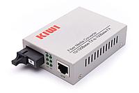 KIWI KW-120Bz Медиаконвертер WDM, 10/100Base-TX/100Base-FX, TX 1550 нм /RX 1310 нм, SC, 20 км