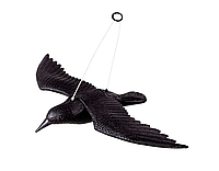 Пластиковый ворон отпугиватель птиц летящий