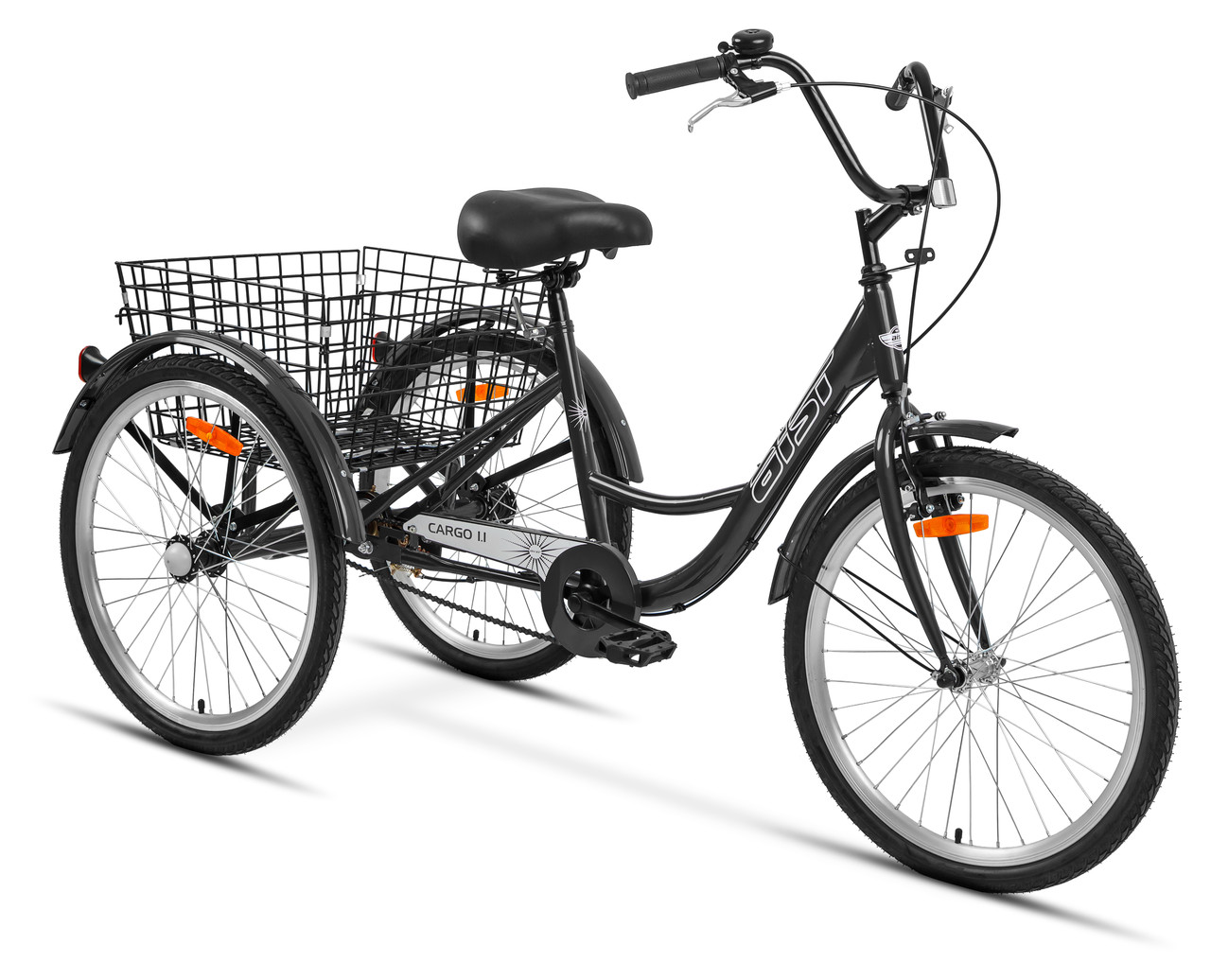 Грузовой трехколесный велосипед Aist Cargo 1.1 графитовый - фото 1 - id-p159618931
