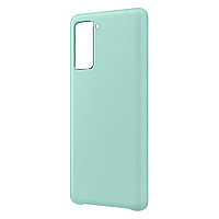 Чехол- накладка для Samsung Galaxy S21 (копия) Silicone Cover мятный, фото 1