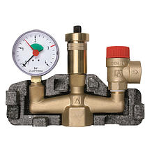 Afriso KSG до 50 кВт 1", 3 бара, группа безопасности котла с теплоизоляцией, фото 3