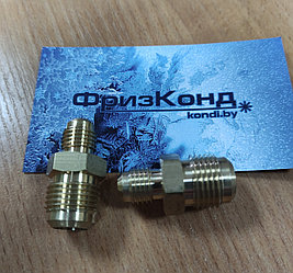 Соединитель резьбовой разноразмерный 3/8"-1/4"