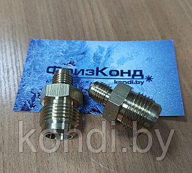 Соединитель резьбовой разноразмерный 1/2"-1/4"