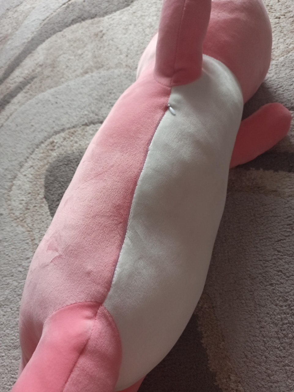 Мягкая игрушка с пледом Динозаврик розовый - фото 4 - id-p165059740