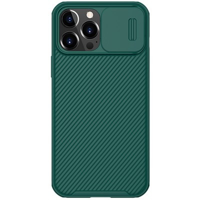 Чехол-накладка Nillkin CamShield Pro Зеленая для Apple iPhone 13 Pro Max - фото 1 - id-p165059487