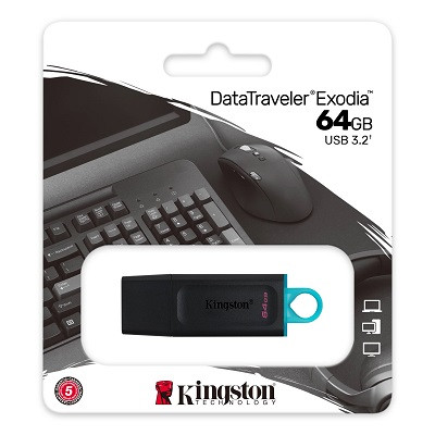 USB-накопитель Kingston DataTraveler Exodia 64GB (DTX/64GB) - фото 3 - id-p165059494