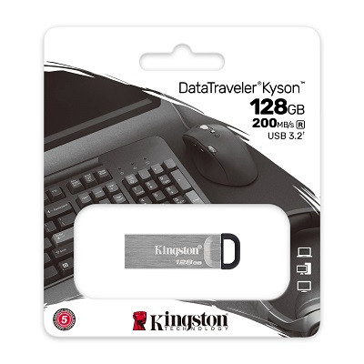 USB-накопитель Kingston DataTraveler Kyson 128GB (DTKN/128GB) - фото 3 - id-p165059499
