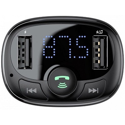 Автомобильное зарядное устройство с FM-трансмиттером Baseus CCTM-01 - фото 4 - id-p165059504