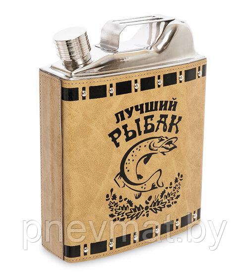 Фляга подарочная "Лучший Рыбак" в чехле (78Oz / 2,3 литра)