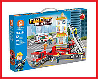 FC3110 Конструктор Forange Block City "Пожарная машина", 866 деталей, аналог Lego