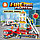 FC3110 Конструктор Forange Block City "Пожарная машина", 866 деталей, аналог Lego, фото 3