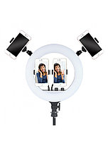Кольцевая светодиодная лампа 36 см LED RL-14 +штатив 2,1 м, фото 3