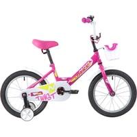 Детский велосипед Novatrack Twist New 16 2020 161TWIST.PN20 (розовый/белый)