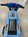 Детский электромобиль мотоцикл RiverToys Moto 998 (голубой) синий, фото 3