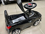 Детская машинка-каталка, толокар RiverToys Audi JY-Z01A (черный), фото 3