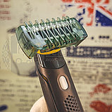 Портативный микро триммер для ухода за бородой и усами Micro trimmer (3 насадки), фото 8