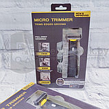 Портативный микро триммер для ухода за бородой и усами Micro trimmer (3 насадки), фото 9