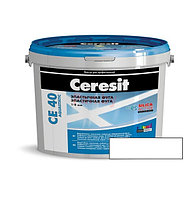 Фуга (затирка для швов) Ceresit CE 40 Aquastatic белый №01 2 кг