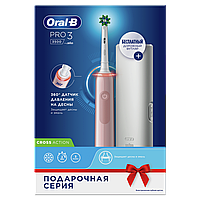 Oral-B Braun PRO 3 3500 Pink Cross Action Электрическая зубная щетка D505.513.3X