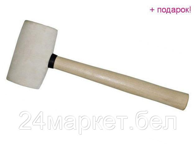 Киянка резиновая белая с дер. ручкой 0,45кг STARTUL "Master"(ST2015-65), фото 2