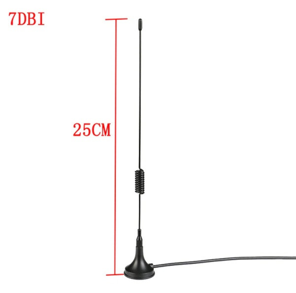 Антенна для маршрутизаторов 7DBI, 3G, 4G с высоким коэффициентом усиления, кабель 3 м, высота 25см, разъем - фото 1 - id-p165103702