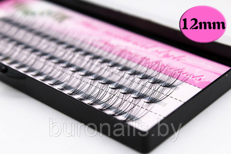 Пучки ресниц для макияжа, визажа, (обьем 10D; 0,07) черные,8мм, 10мм, 11мм, 12мм. - фото 8 - id-p165110088